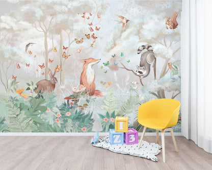 Bosque y Animalitos 5 Colores