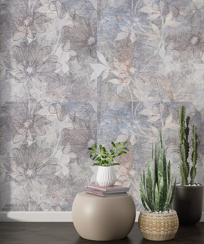 Mosaicos Flores Piedra I