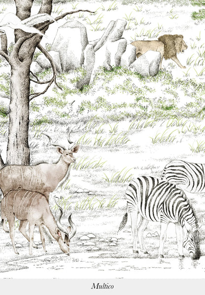 Safari Serenguetti Leones, Jirafas, Elefantes