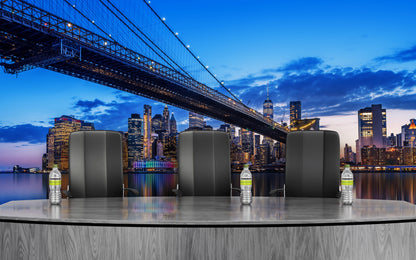 Brooklyn Bridge and New York Skyline