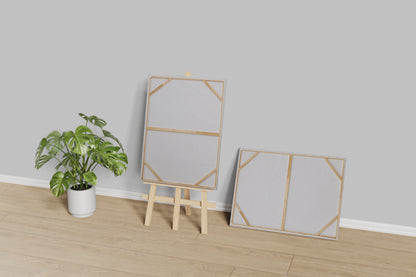 Canvas Decorativo Cuadro con Bastidor al Revés