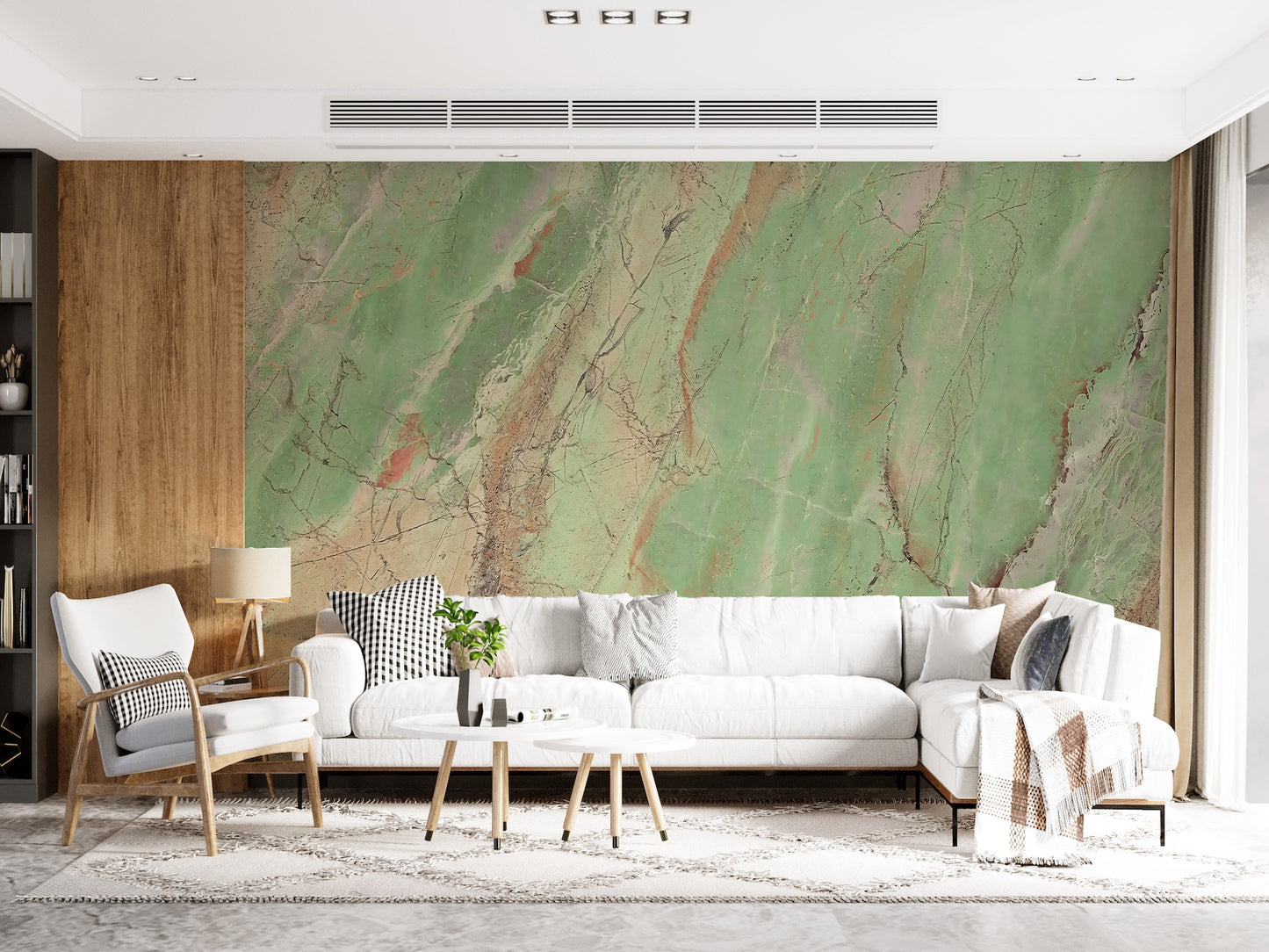 Acid Emerald Green Marble