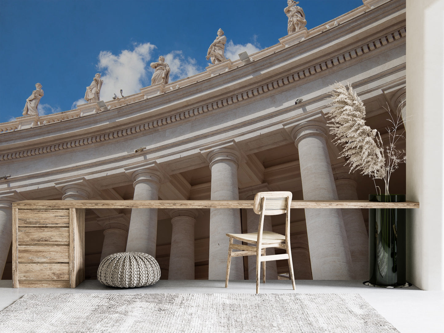 Columnas en el Vaticano