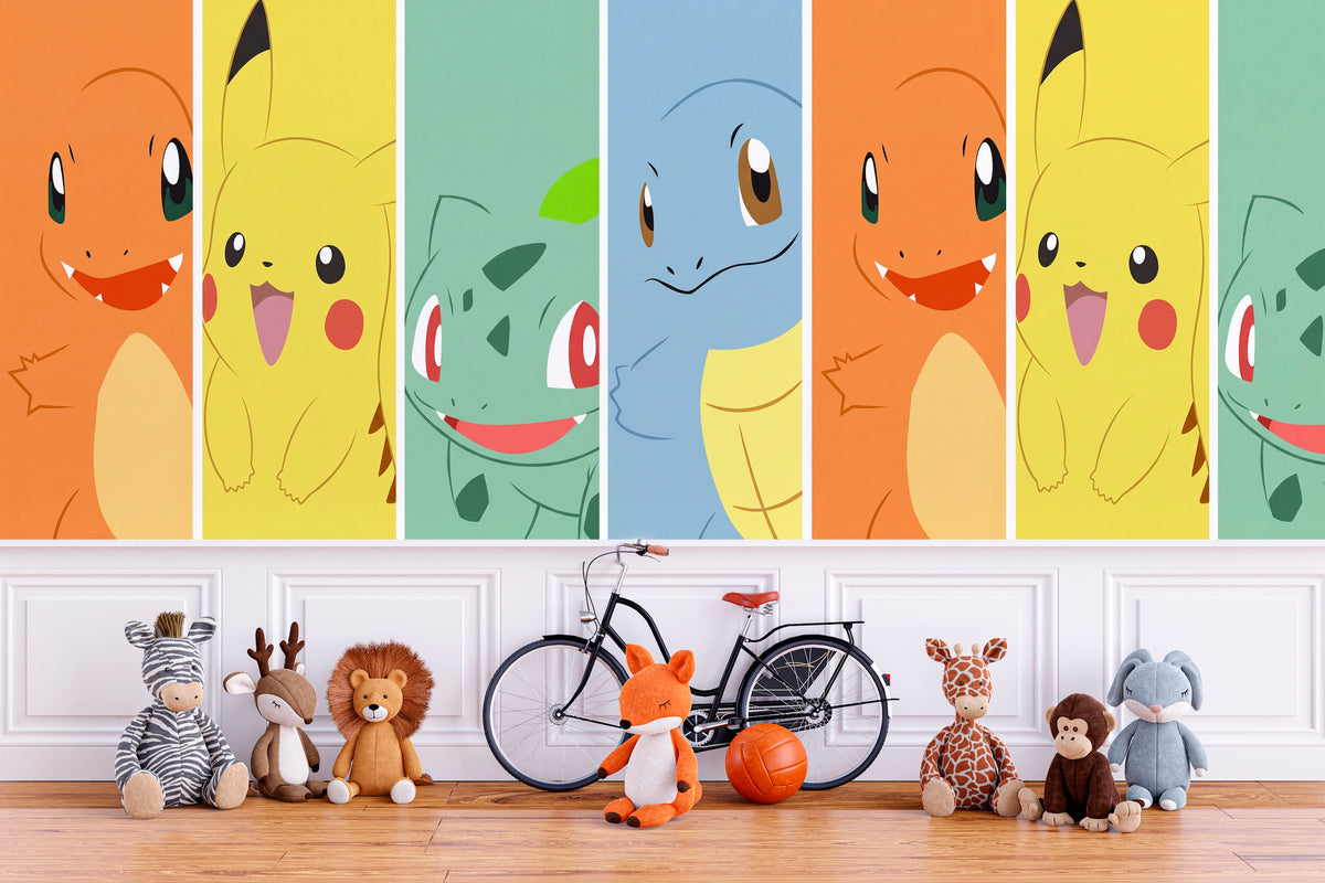 Pokemon Wall Characters Sketch
