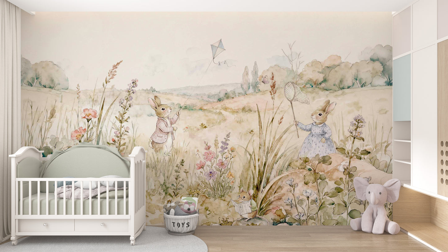 Cute Bunnies, Animals and Kites