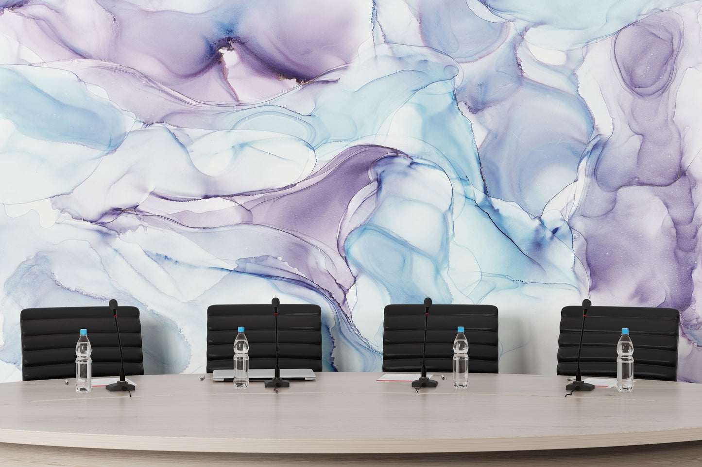 Cool Liquid Abstract Design - Ice