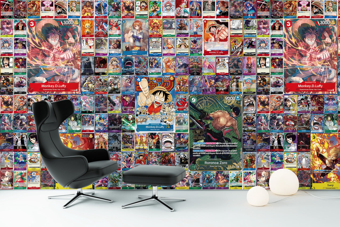 Collage One Piece Trading Cards