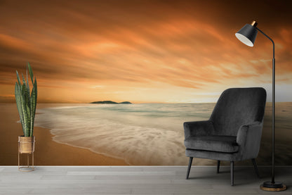Paisaje Playa al Atardecer