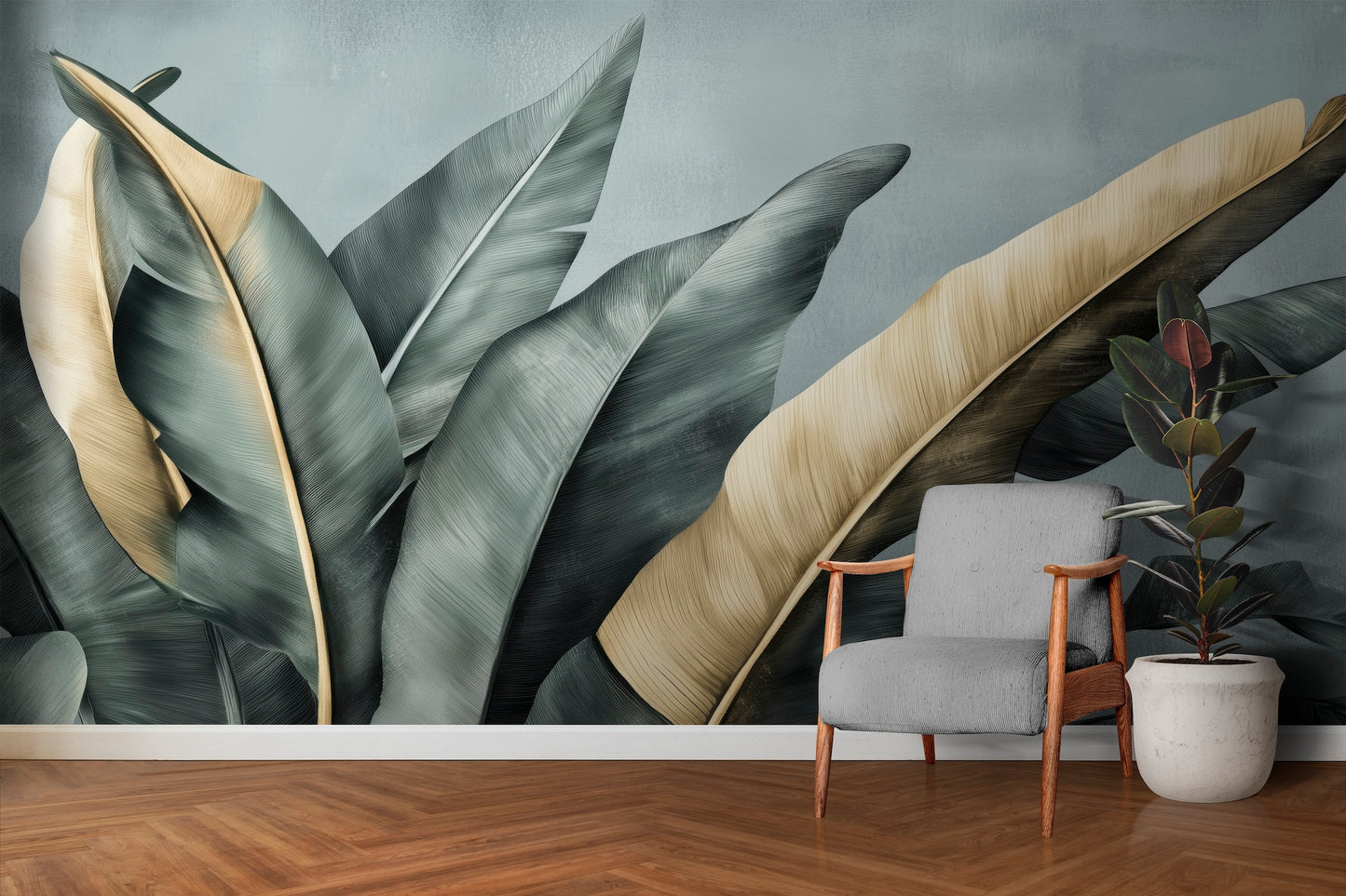 Banana Leaves Tropical Plants