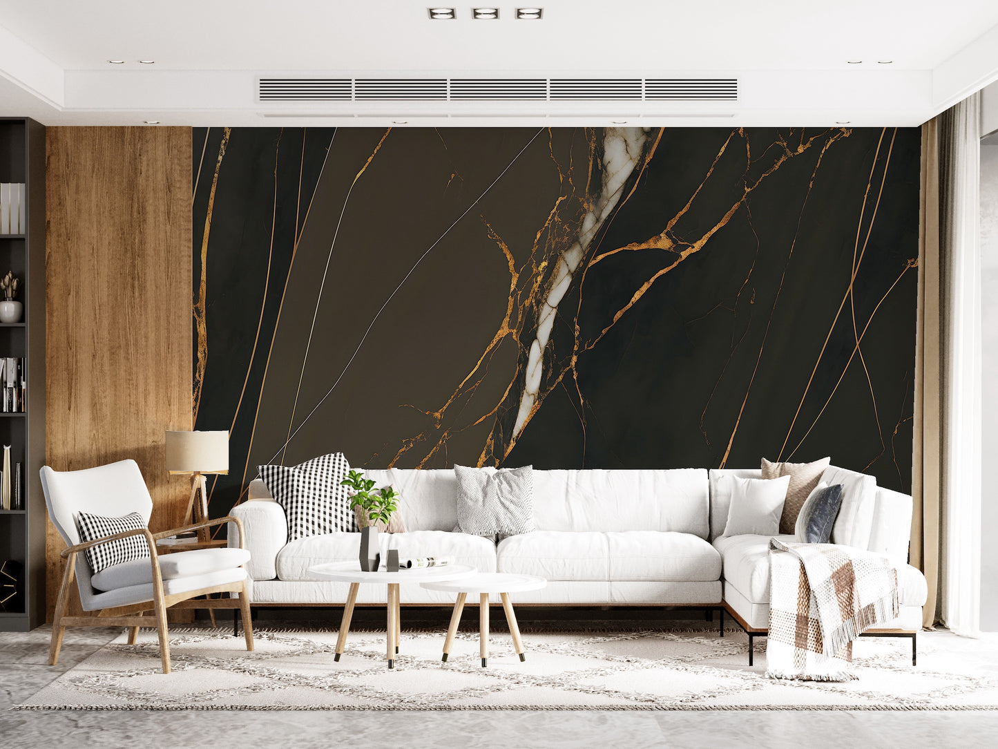 Elegant Dark Marbled Stone