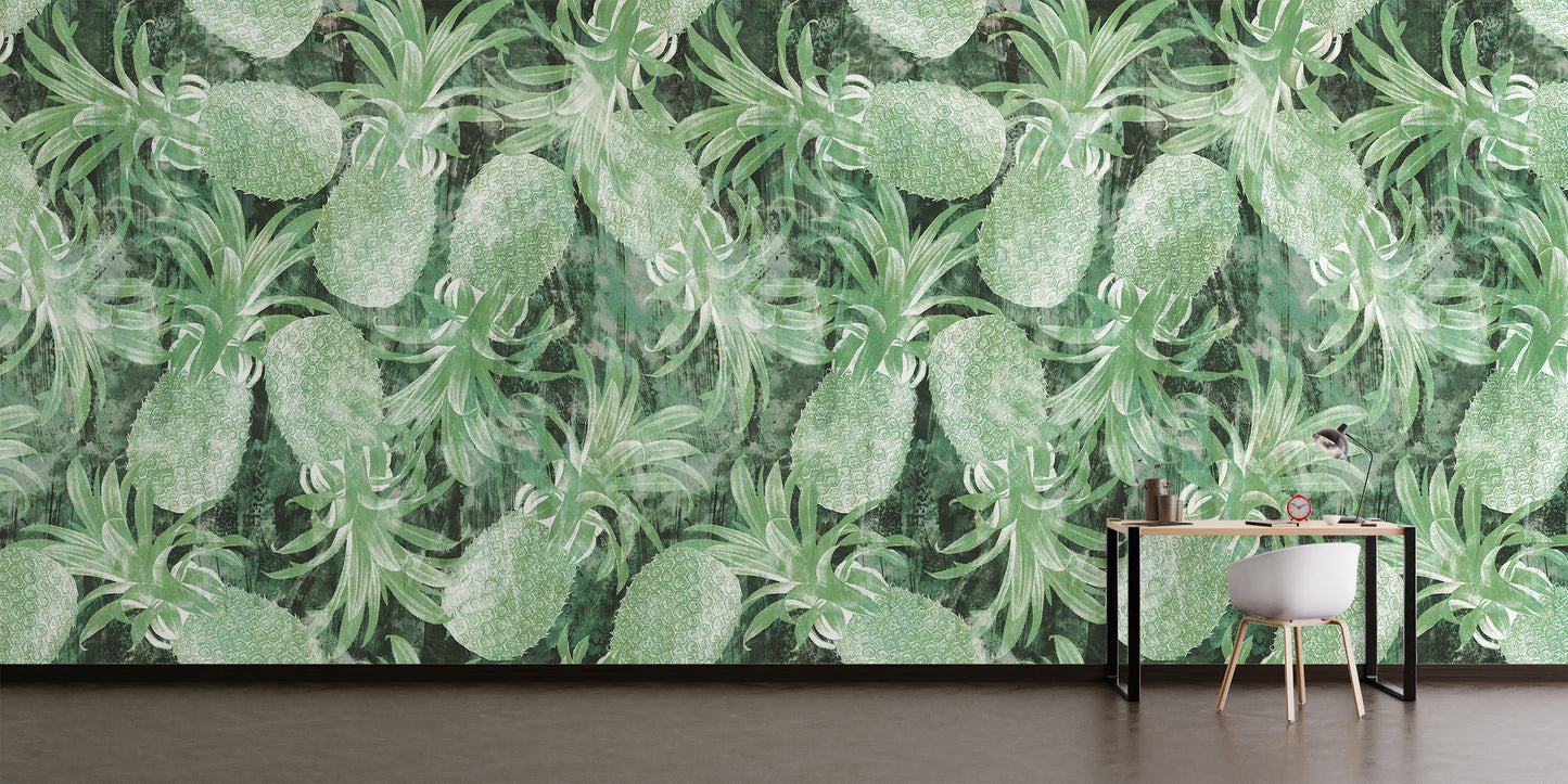 Piñas Pineapples Grunge