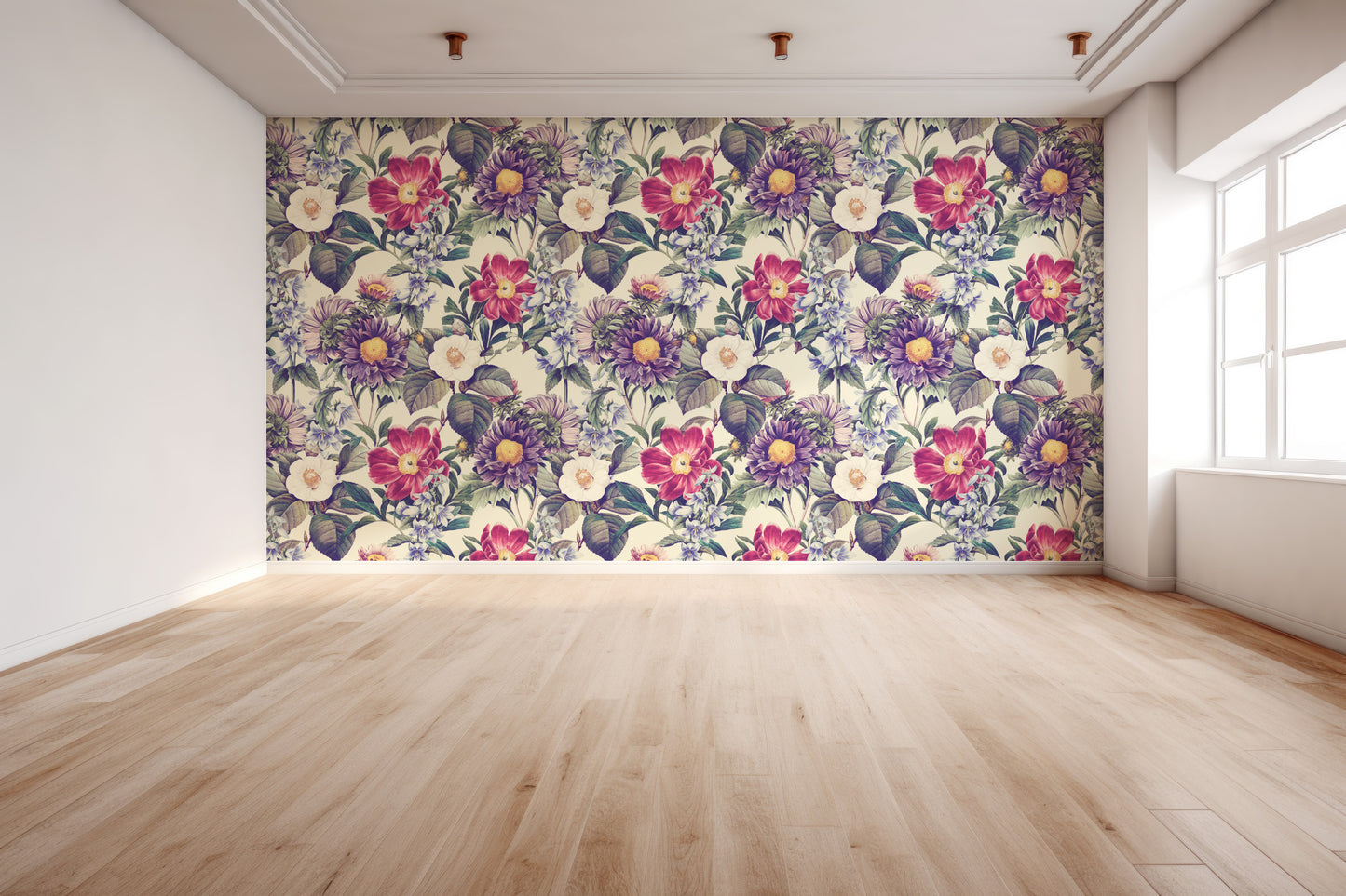 Patrón Floral Flores Preciosas