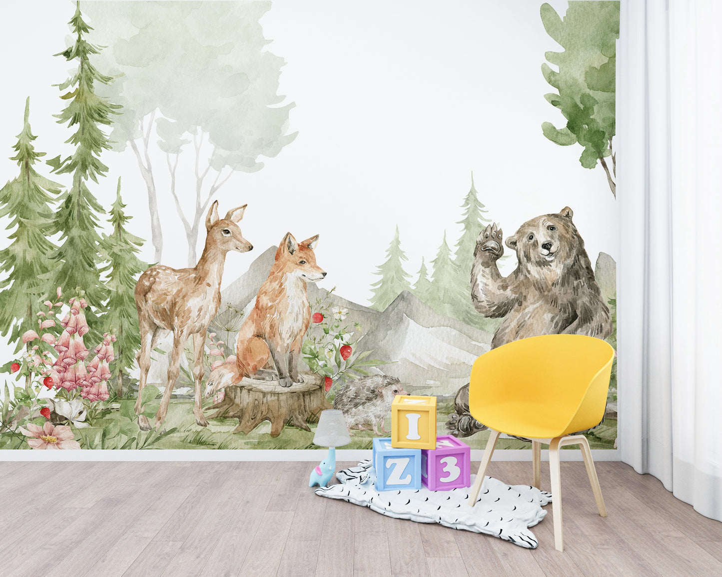 Bosque Zorro, Oso, Venado y Puercoespín