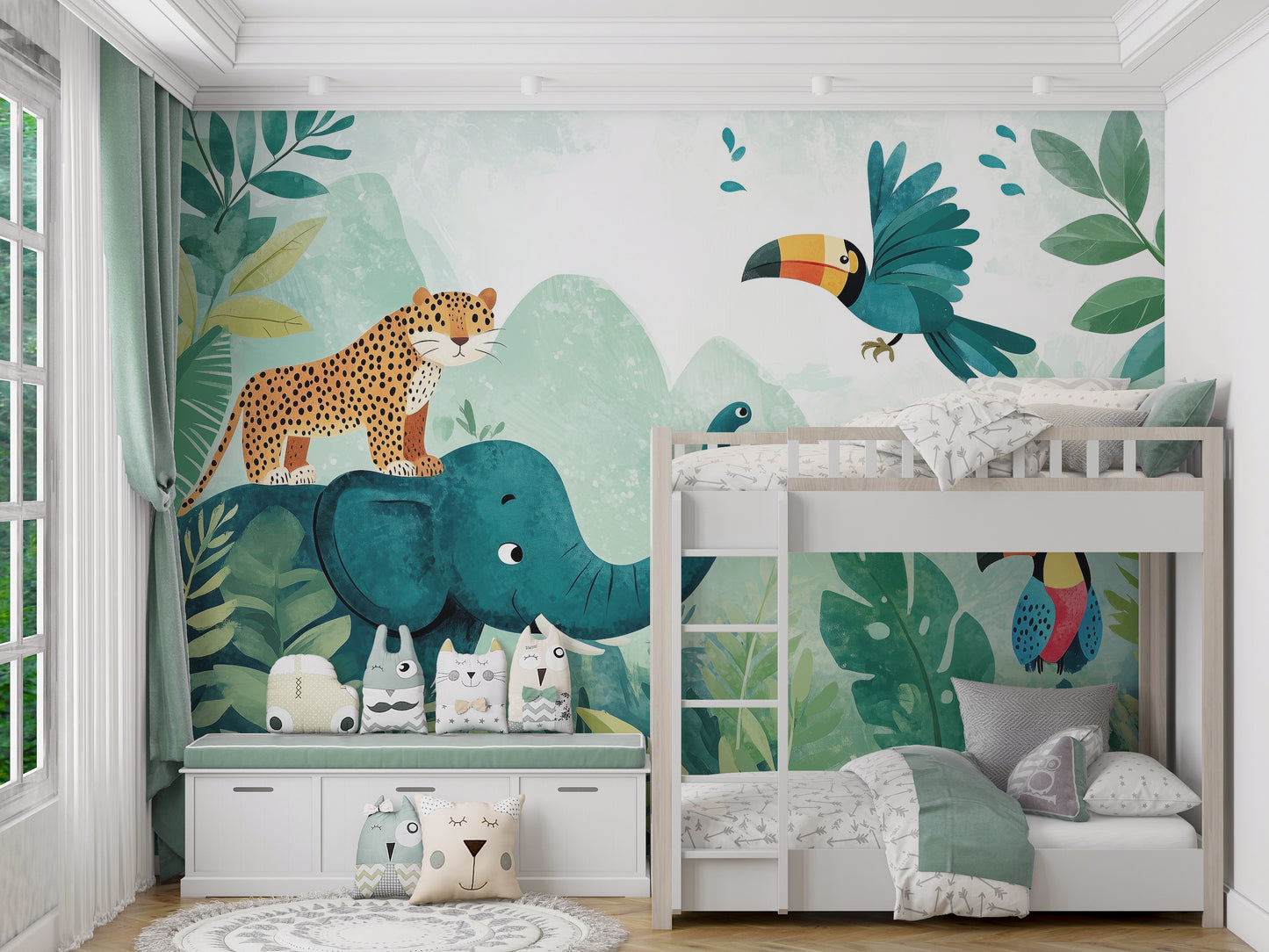 Selva Infantil Jaguar, Elefante y Tucanes