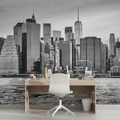 New York Skyline Black & White