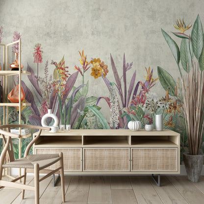 Ave de Paraíso y Plantas Tropicales