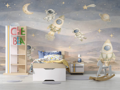 Astronautas y Espacio Wallpaper