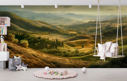 Ilustración Paisaje Campirano
