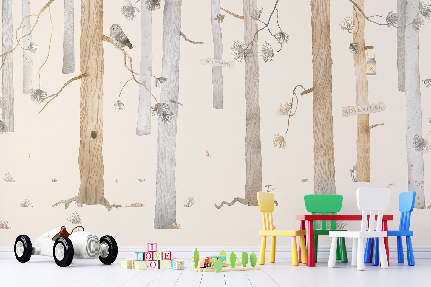 Ilustración Bosque Aventuras