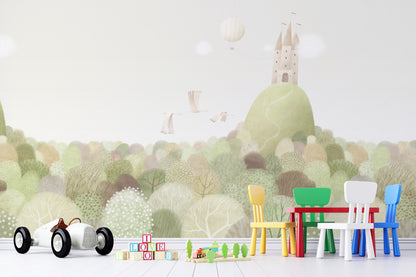 Ilustración Castillo en la Colina