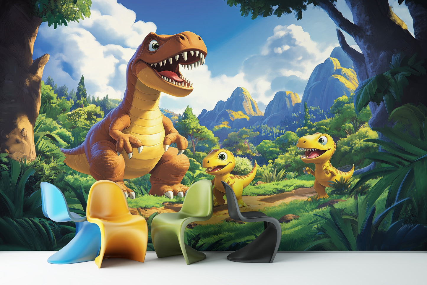 T-Rex Dino Kids & Dad