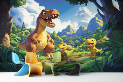 T-Rex Dino Kids & Dad