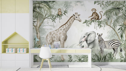 Selva Infantil Monos, Cebra, Elefante y Jirafa