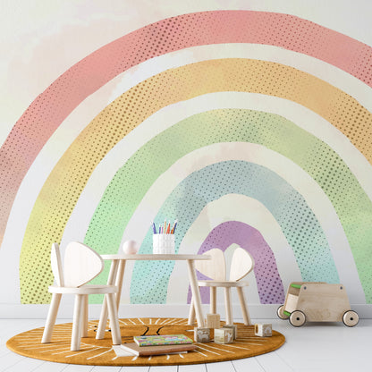 Vintage Rainbow Watercolored