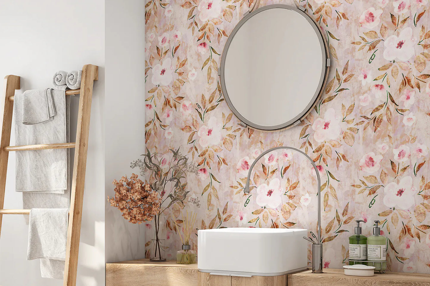 Fondo Floral Dulce Y Tierno