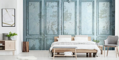 Grunge French Panel - Light Blue