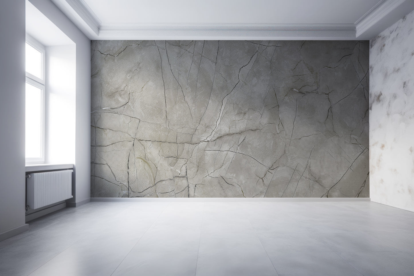 Marmol Greige Concreto con Venas Negras