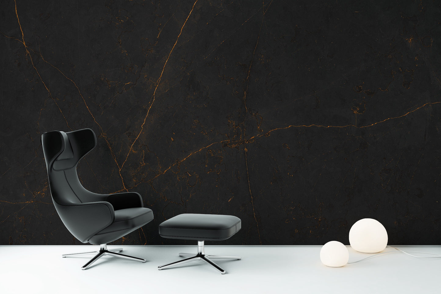 Lujoso Mármol Breccia Con Venas Naranja