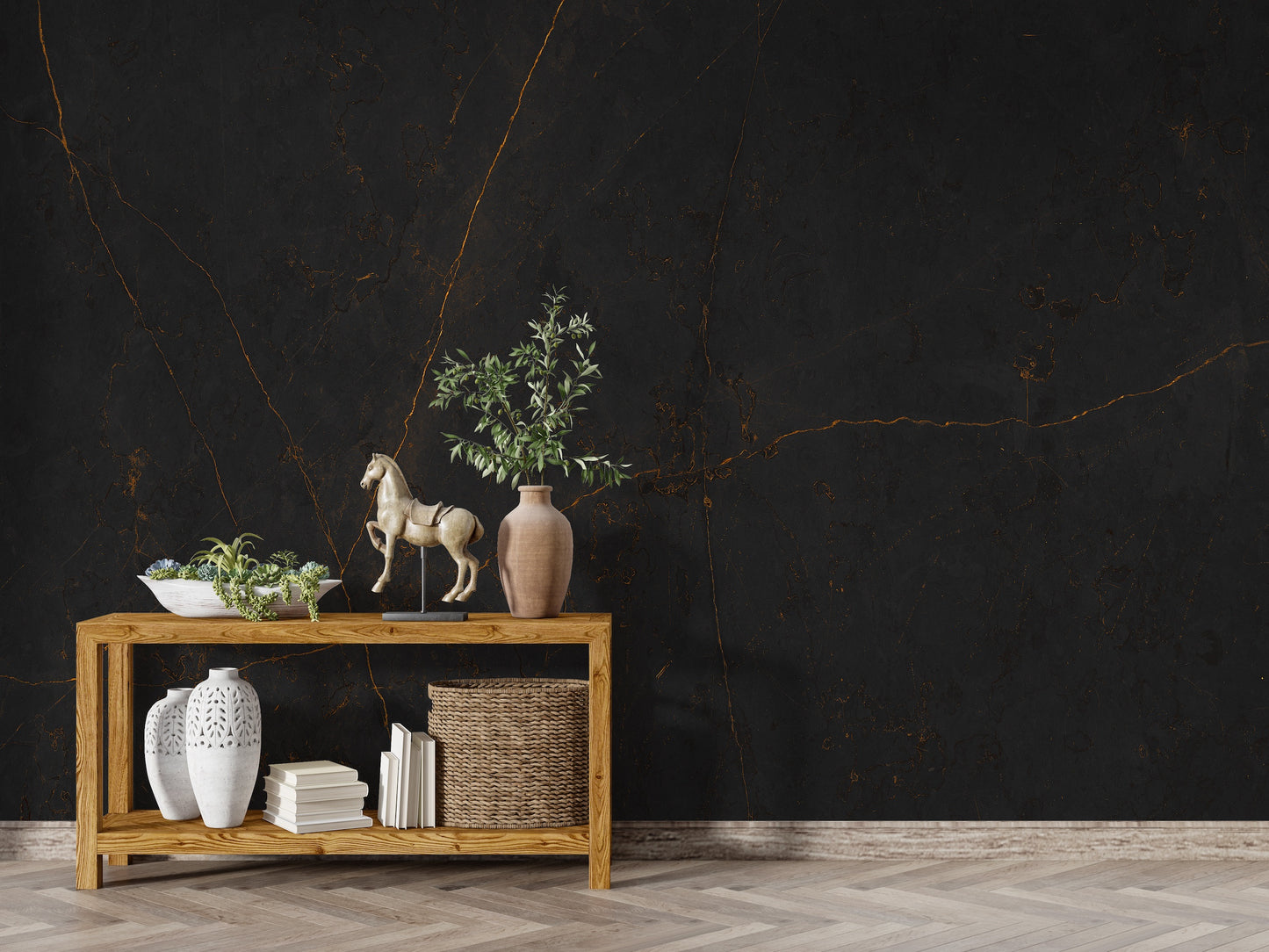 Lujoso Mármol Breccia Con Venas Naranja