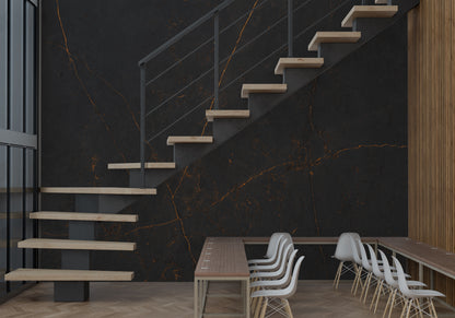 Lujoso Mármol Breccia Con Venas Naranja