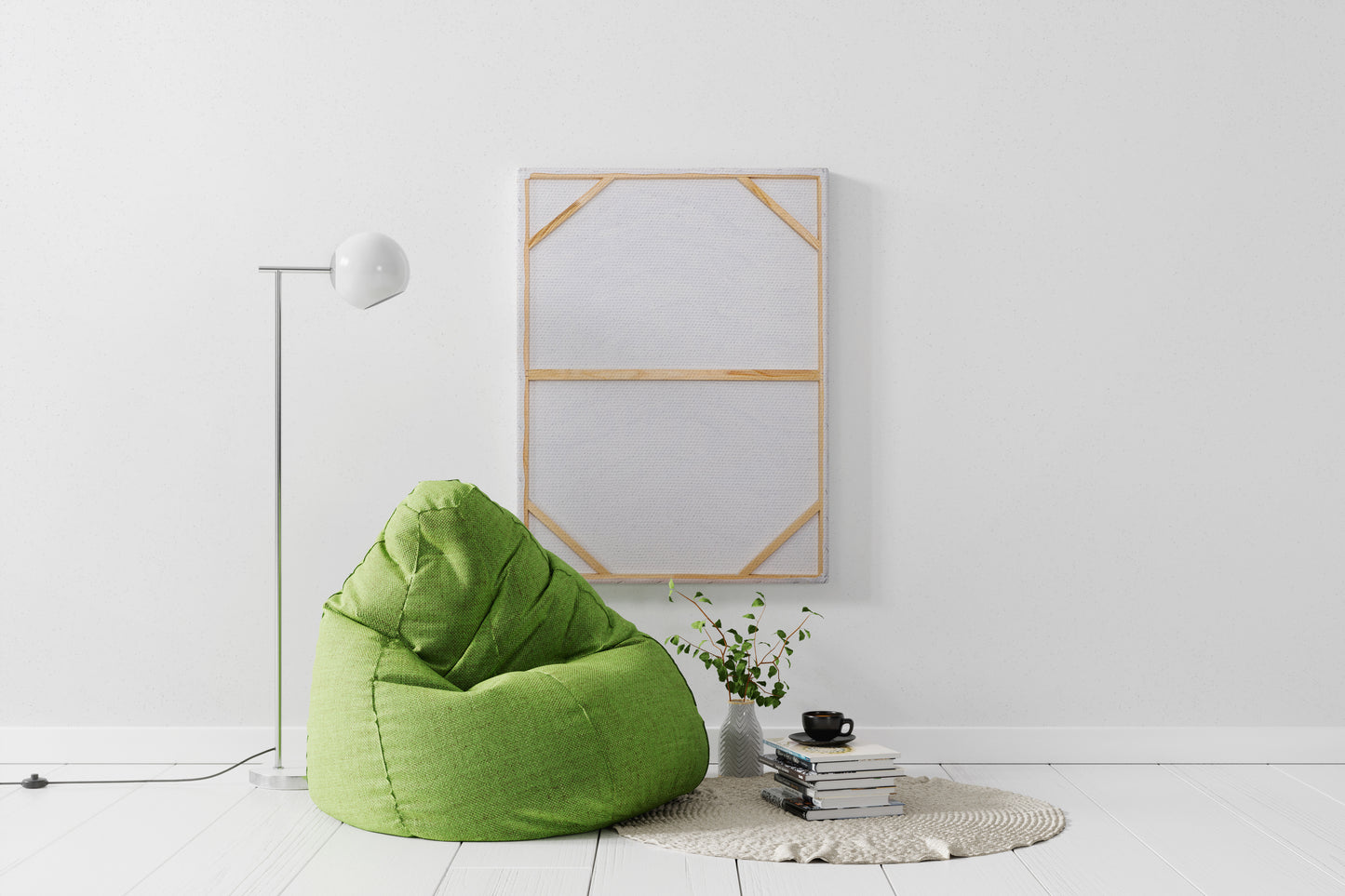 Canvas Decorativo Cuadro con Bastidor al Revés