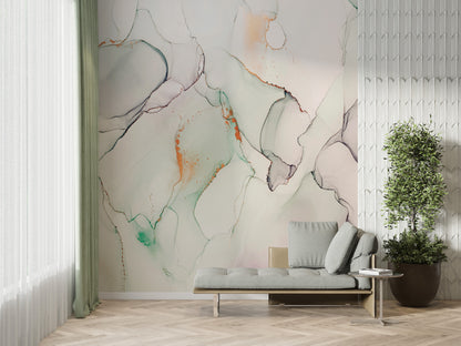 Soft Colors Marbled Ink II
