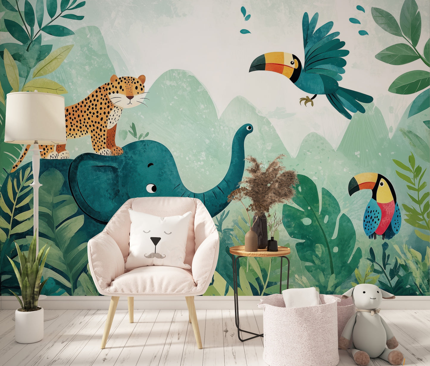 Selva Infantil Jaguar, Elefante y Tucanes