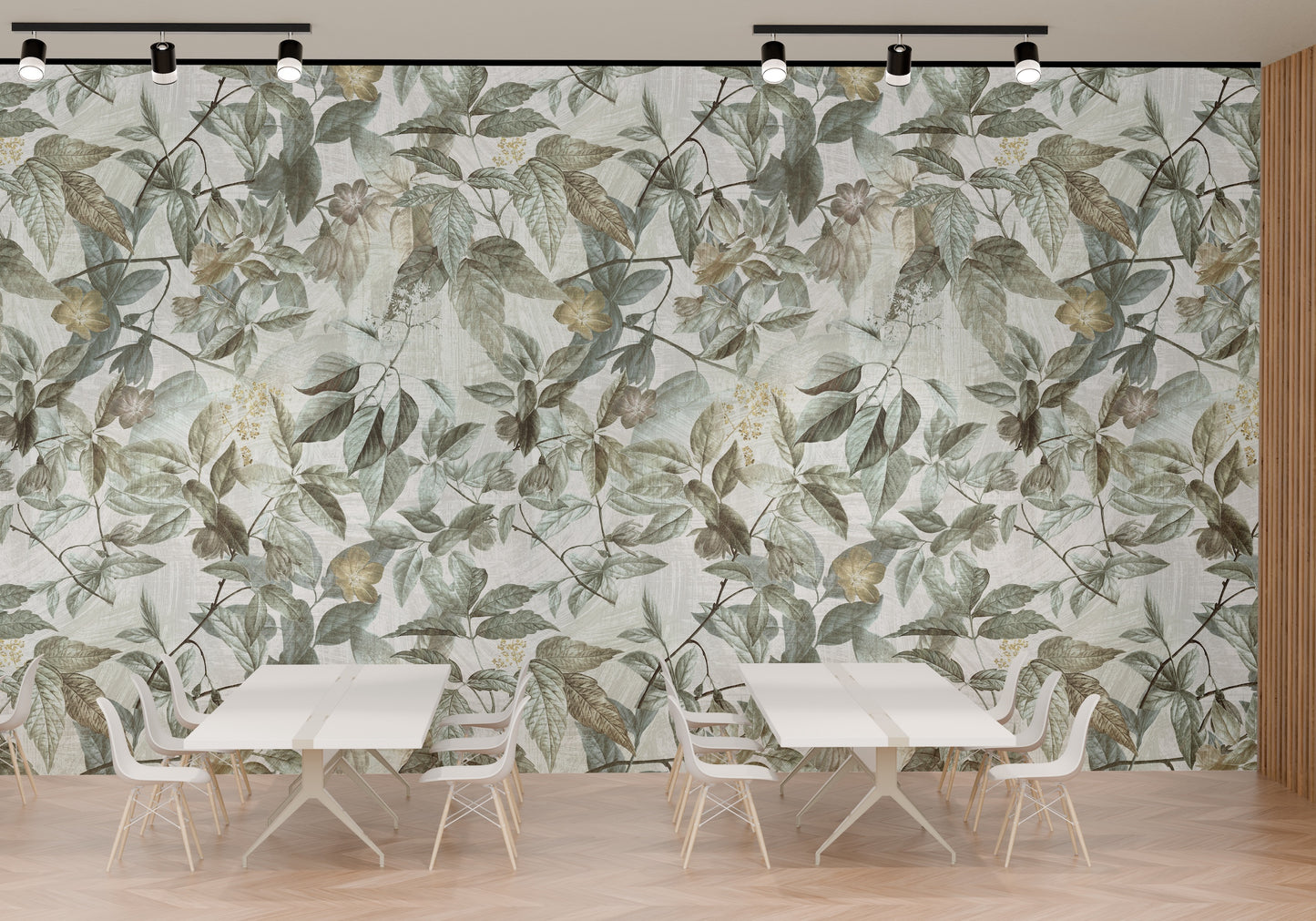 Patrón Floral Precioso Follaje