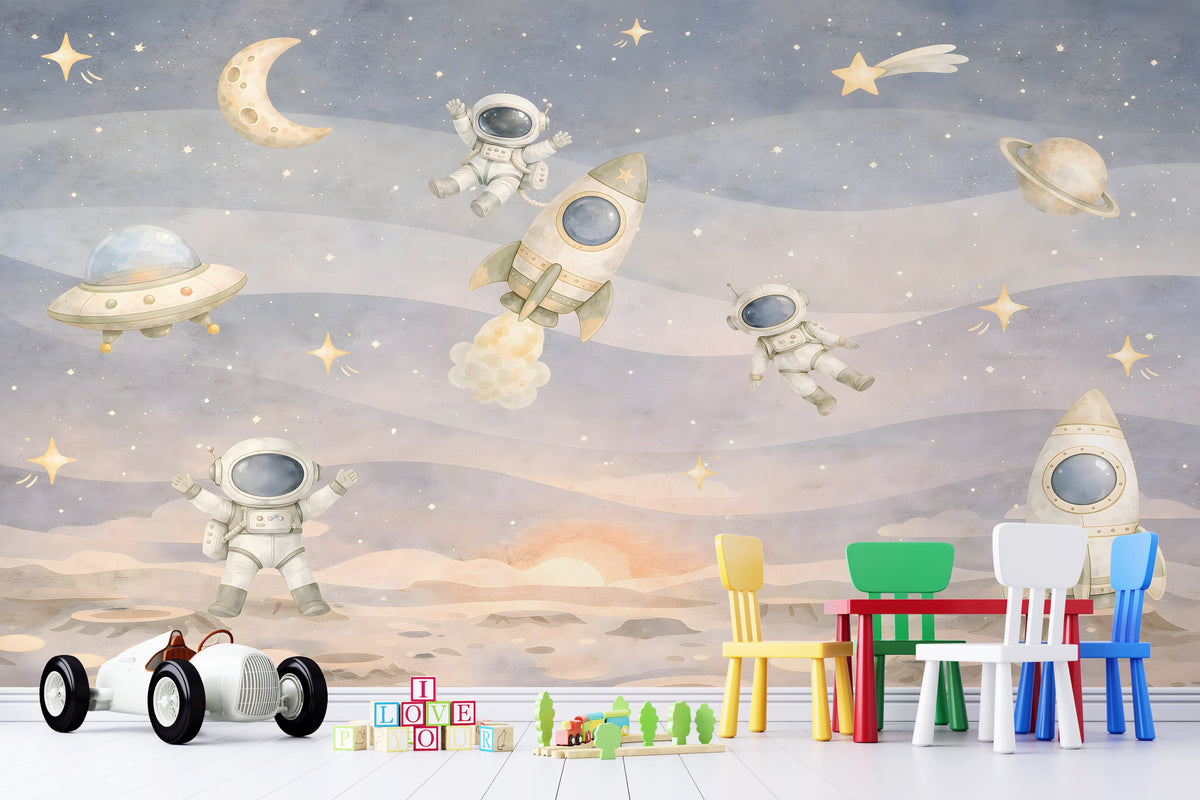 Astronautas y Espacio Wallpaper