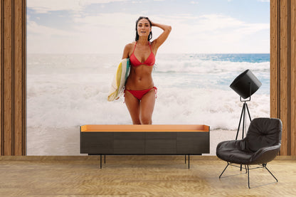 Chicas Modelando en la Playa