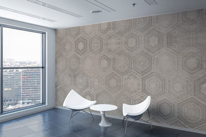 Patrón Geométrico Estilo Mármol I