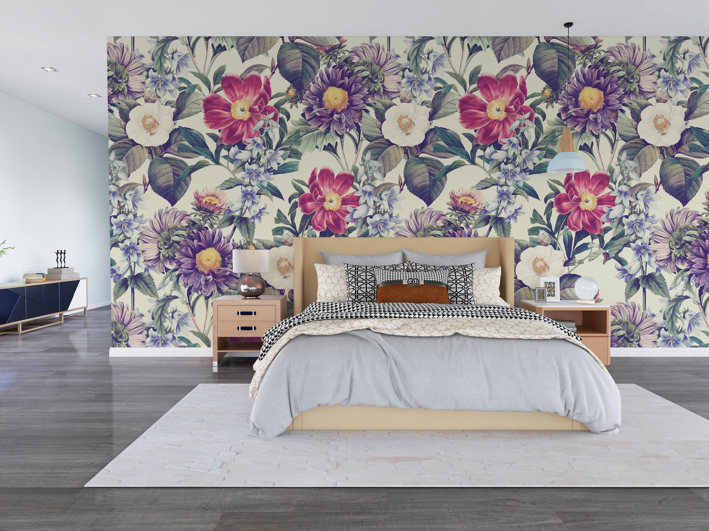 Patrón Floral Flores Preciosas