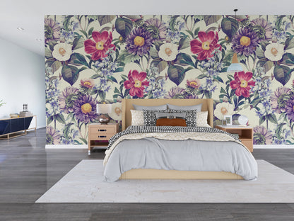 Patrón Floral Flores Preciosas