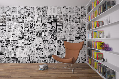 Anime Manga Comic Art Collage