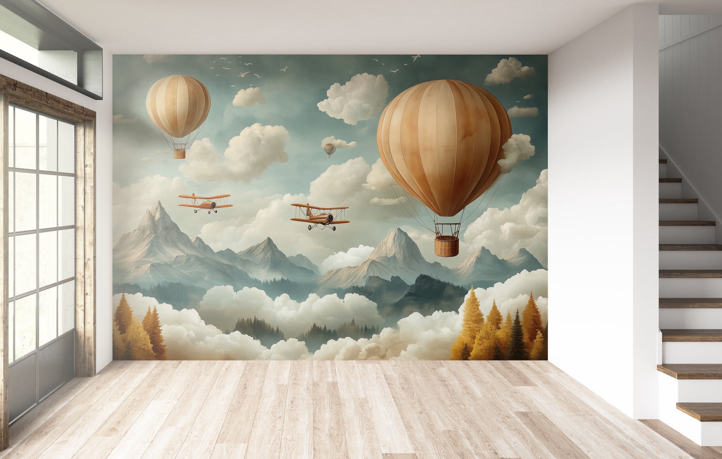 Montañas, Avionetas y Globos