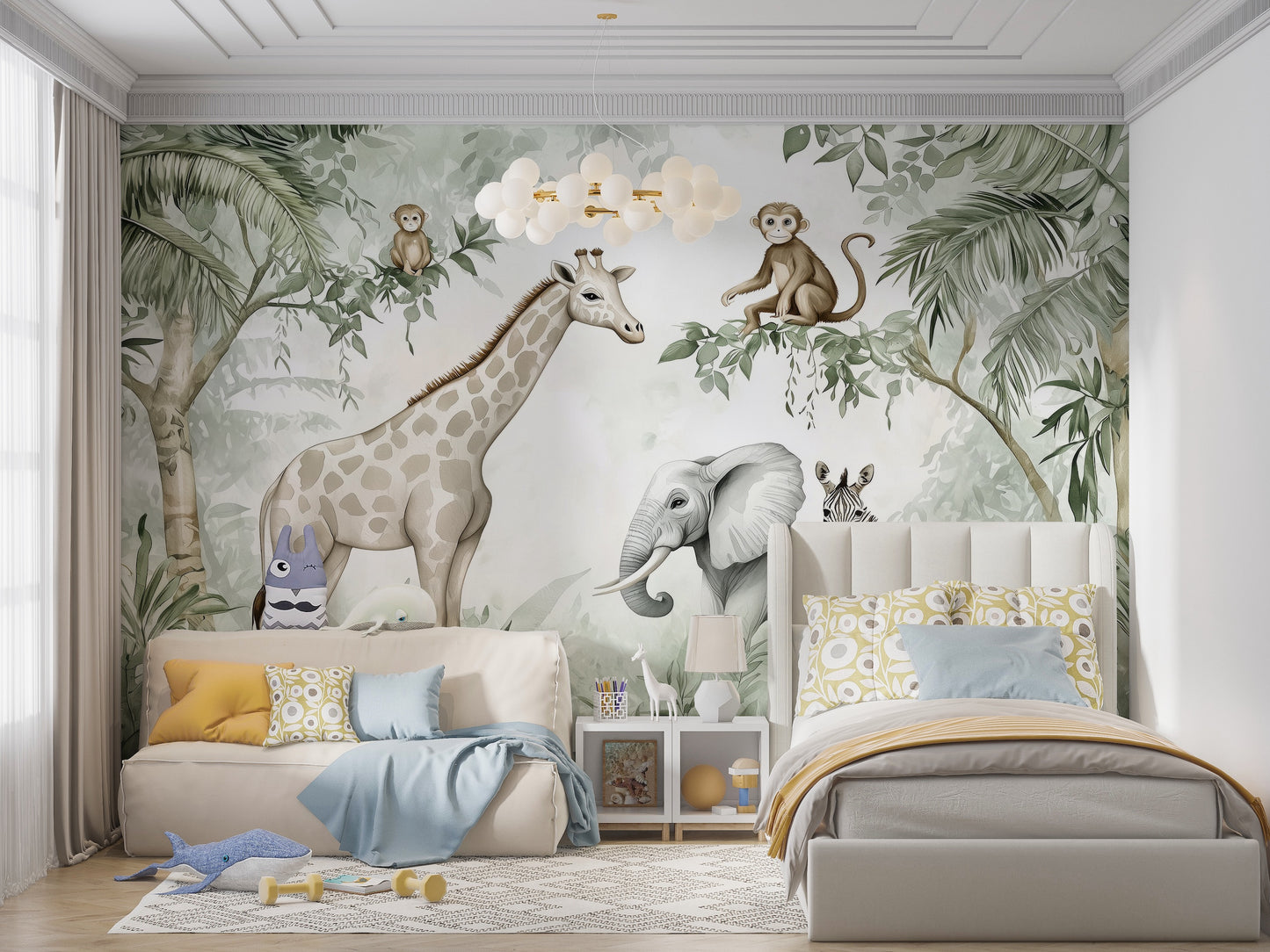 Selva Infantil Monos, Cebra, Elefante y Jirafa