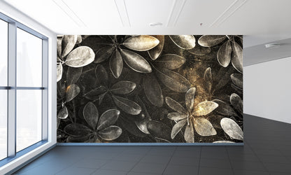 Glittery Flowers - Bronze