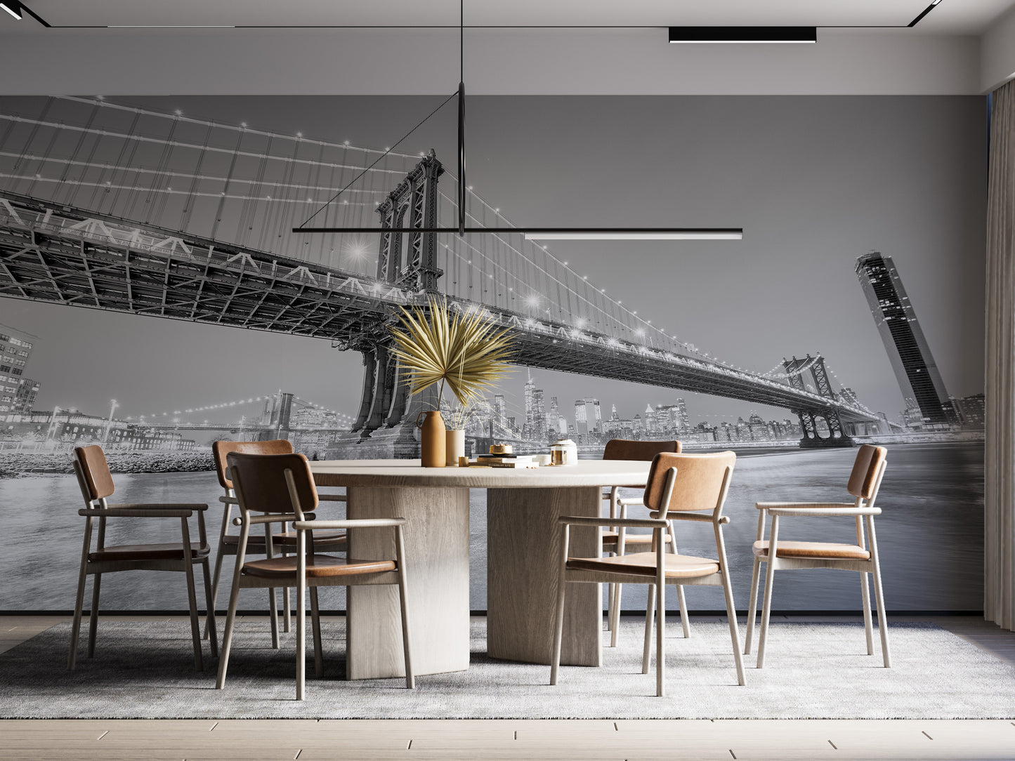 Black & White Brooklyn Bridge