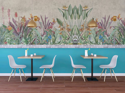 Ave de Paraíso y Plantas Tropicales