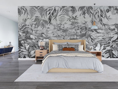 Paisaje Tropical Black & White